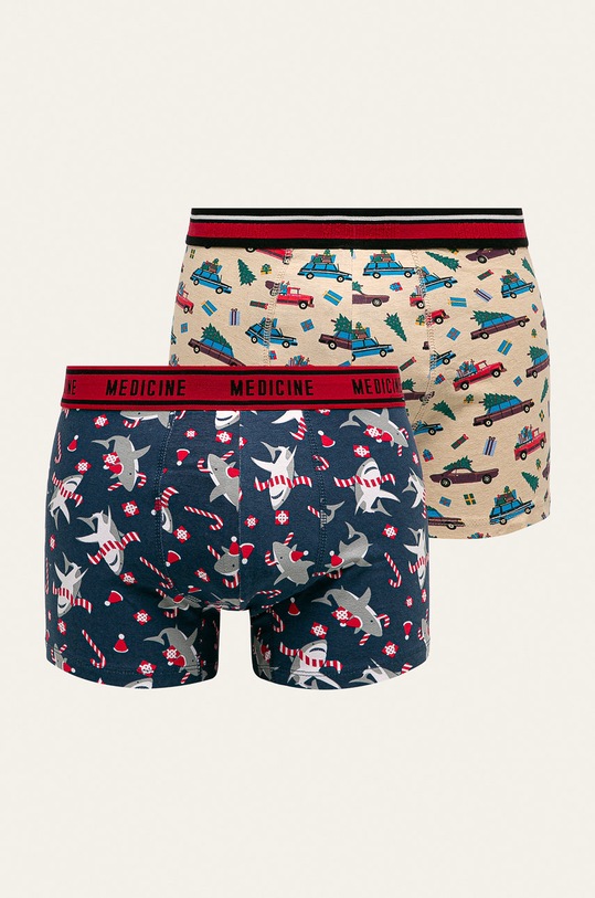 Boxerky pánske Xmass (2-pack) 2-pak viacfarebná RW19.BIMA15