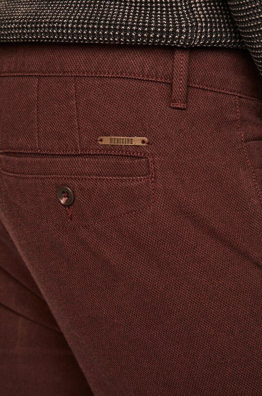 Spodnie męskie bordowe bordowy RW19.SPM062