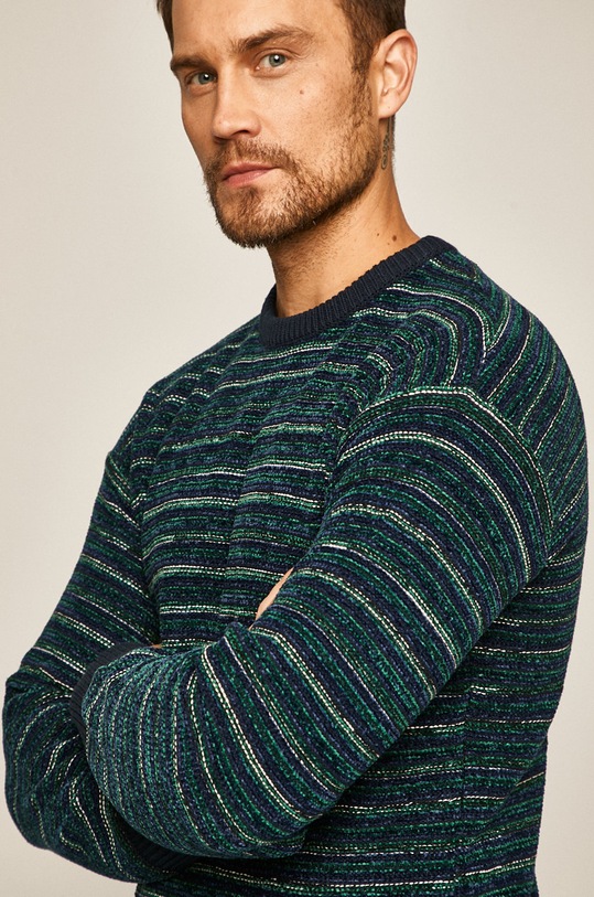 Sveter pánsky Rebooted Smart okrúhly tyrkysová RW19.SWMA17