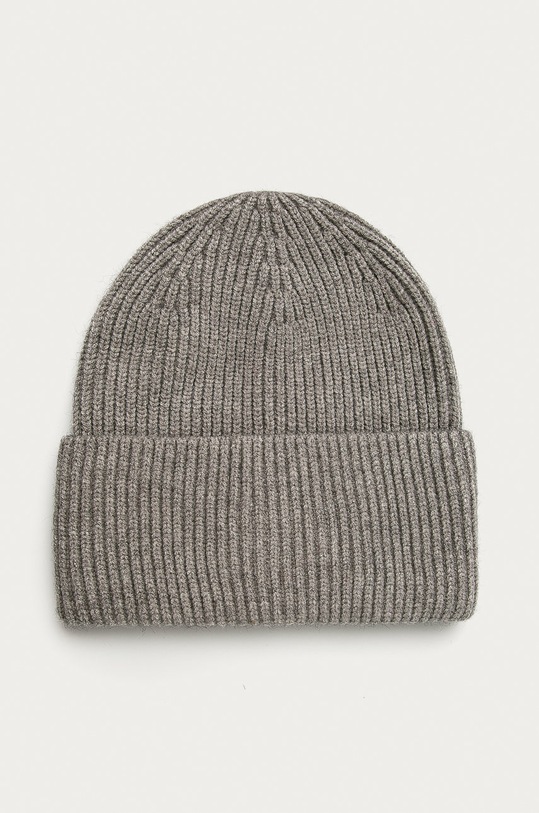 Czapka damska Basic szara średniej grubości szary RW20.CAD715