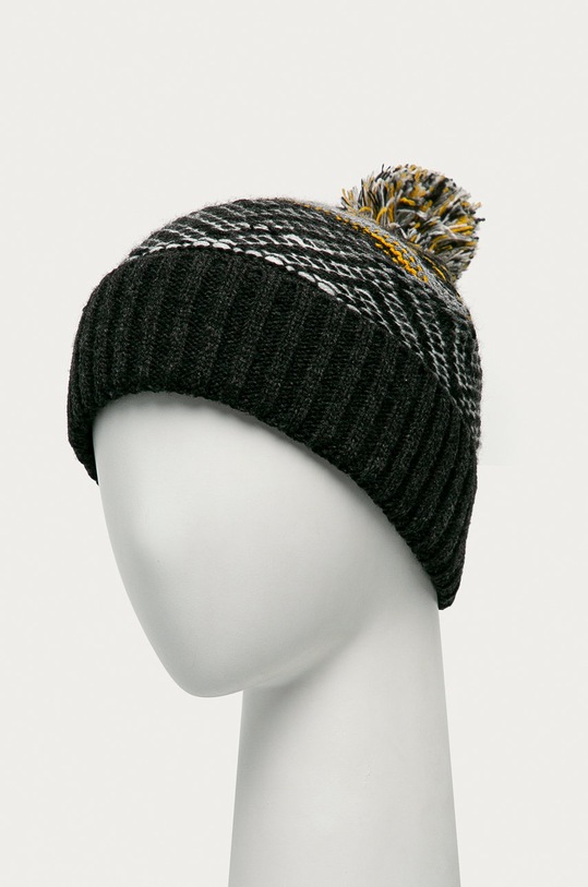 Czapka męska wzorzysta z pomponem RW20.CAM809 multicolor RW20