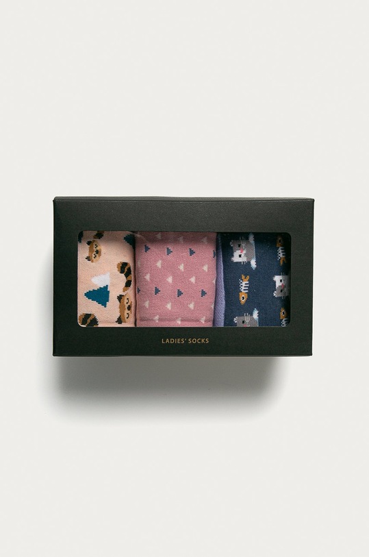 Skarpetki damskie koty (3-PACK) multicolor RW20.LGDB12