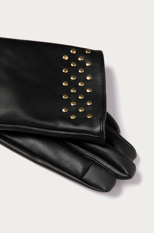 Rękawiczki damskie z dżetami touch screen czarne RW20.RED706 czarny RW20