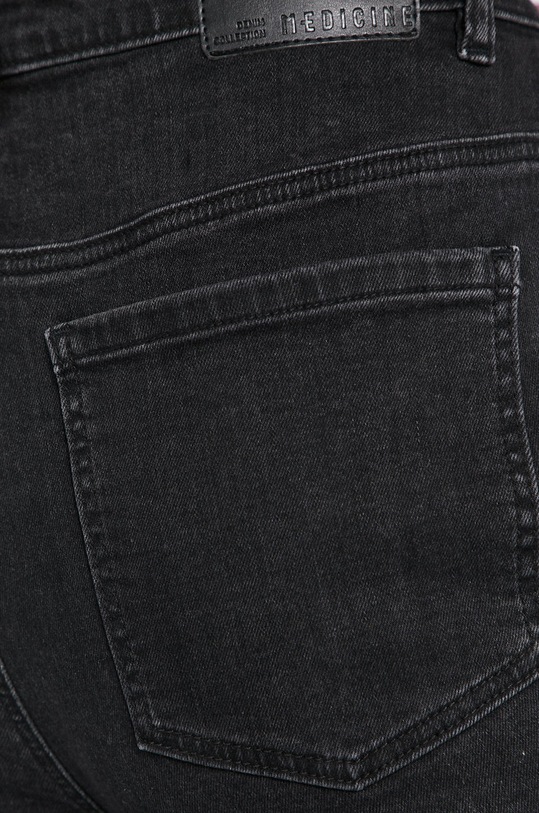Jeansy damskie mom fit czarne RW20.SJD031 czarny