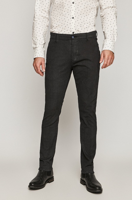 Medicine - Kalhoty Lux Black chinos černá RW20.SPM091