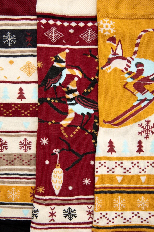 Skarpetki z kolekcji Deer Santa (3-pack) RW21.LGDA03 multicolor RW21