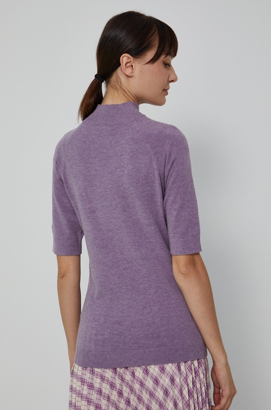 Odzież Sweter damski z krótkim rękawem fioletowy RW21.SWD041 fioletowy