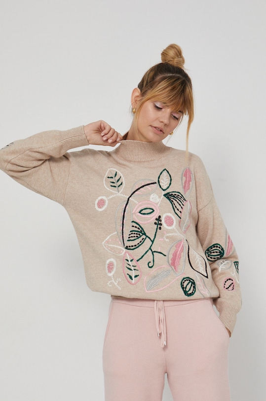 Medicine - Sweter Comfort Zone 2 RW21.SWD801 beżowy RW21