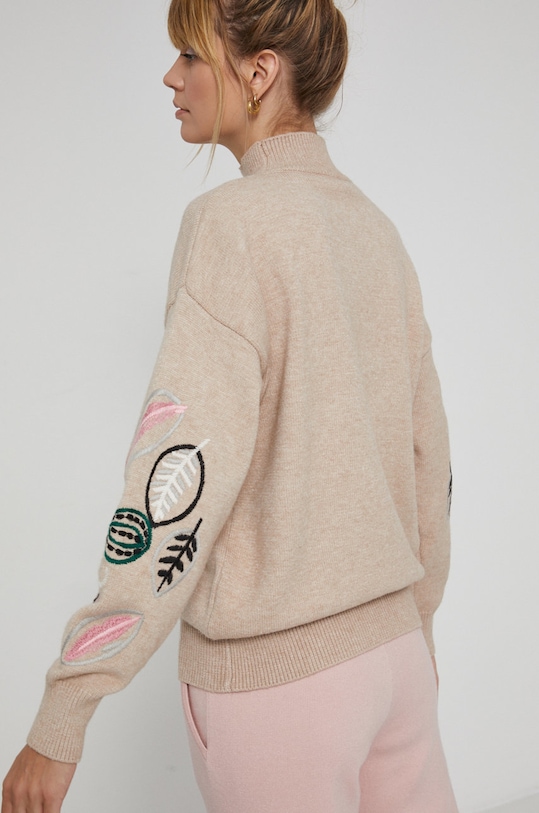 Medicine - Sweter Comfort Zone 2 beżowy RW21.SWD801