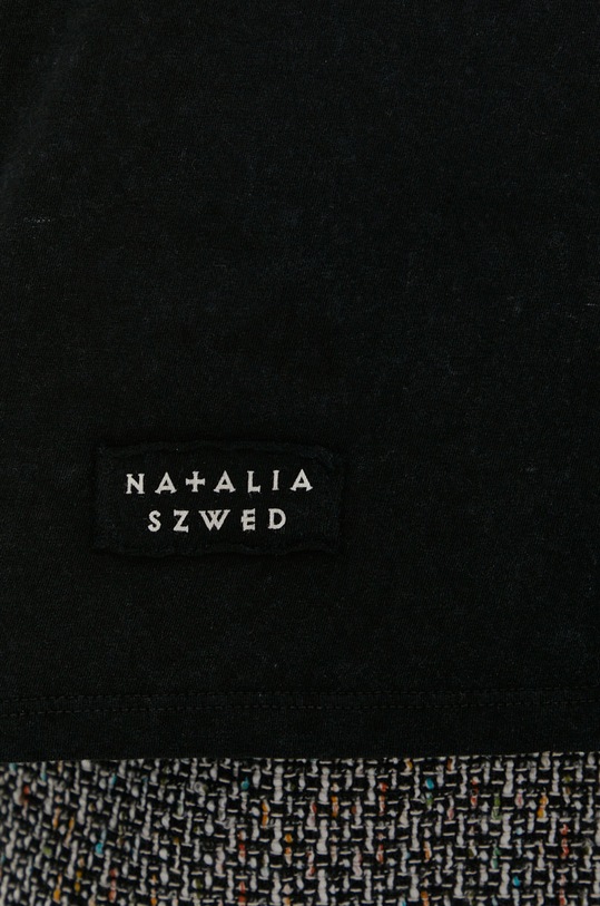 T-shirt damski bawełniany by Natalia Szwed czarny RW21.TSD752 czarny