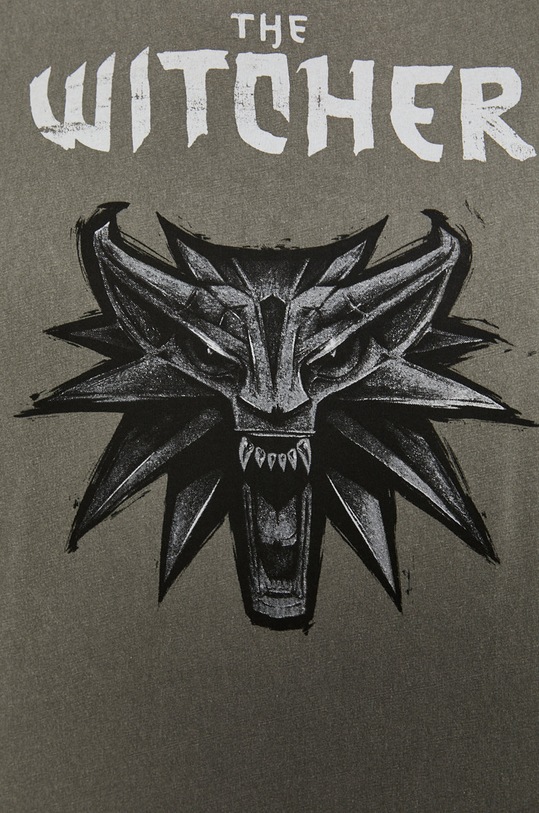 Medicine - T-shirt bawełniany The Witcher RW21.TSD852 zielony