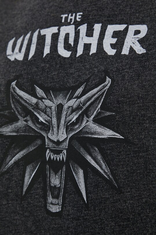 T-shirt bawełniany damski z kolekcji The Witcher czarny RW21.TSD852