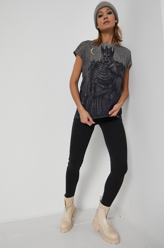 Bavlnené tričko Witcher RW21.TSD854 sivá RW21