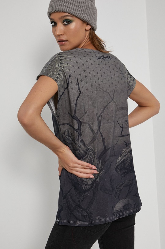 Oblečenie Bavlnené tričko Witcher RW21.TSD854 sivá