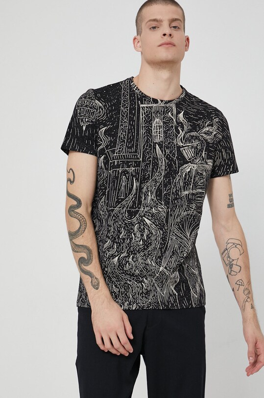 Medicine - T-shirt bawełniany by Natalia Szwed RW21.TSM755 czarny