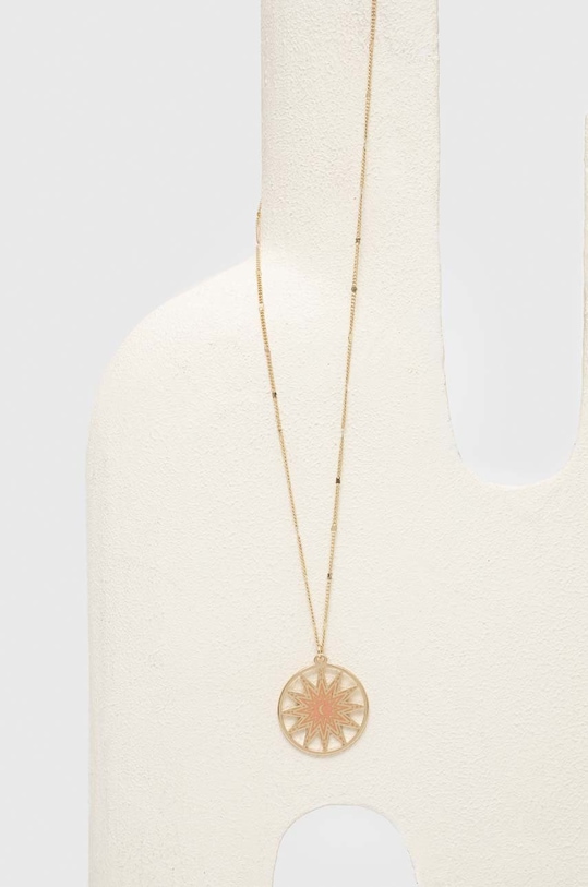 Naszyjnik damski z ozdobną zawieszką kolor złoty złoty RW22.AKD907