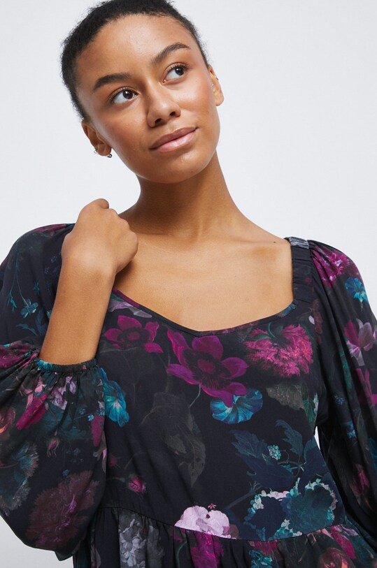 Bluzka damska wzorzysta multicolor multicolor RW22.BDD305