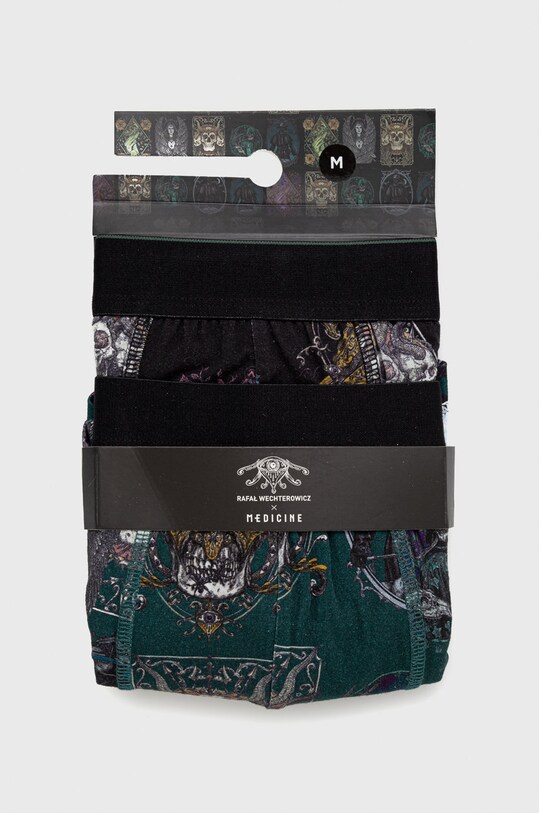 Bokserki męskie wzorzyste (2-pack) by Rafał Wechterowicz kolor multicolor RW22.BIM701