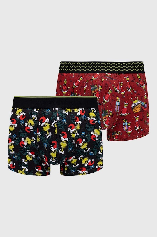 Boxerky pánske Grinch (2-pack) pletenina viacfarebná RW22.BIMA01