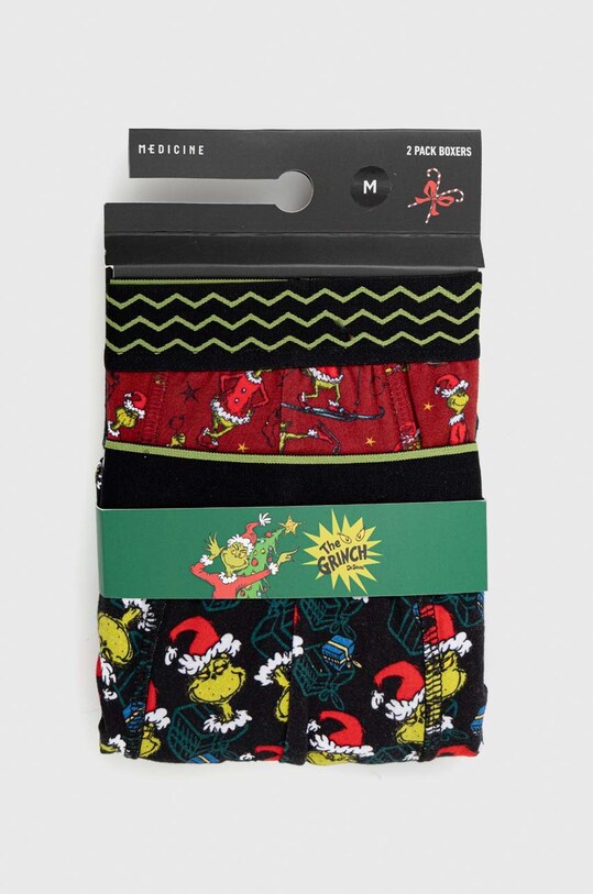Boxerky pánské Grinch (2-pack) RW22.BIMA01