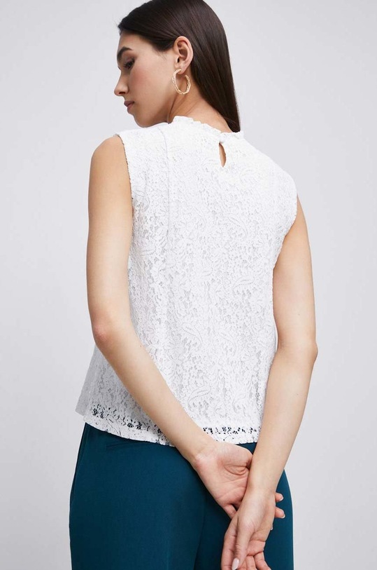Odzież Bluzka damska koronkowa kolor biały RW22.BKDB04 biały