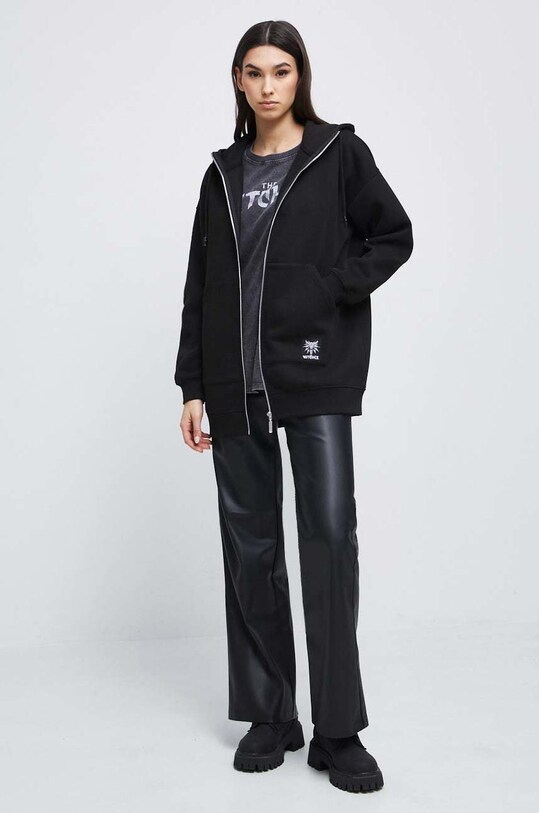 Mikina dámská černá barva RW22.BLDB50 černá RW22