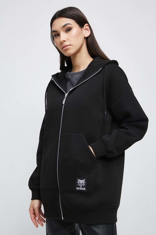 Oblečení Mikina dámská černá barva RW22.BLDB50 černá