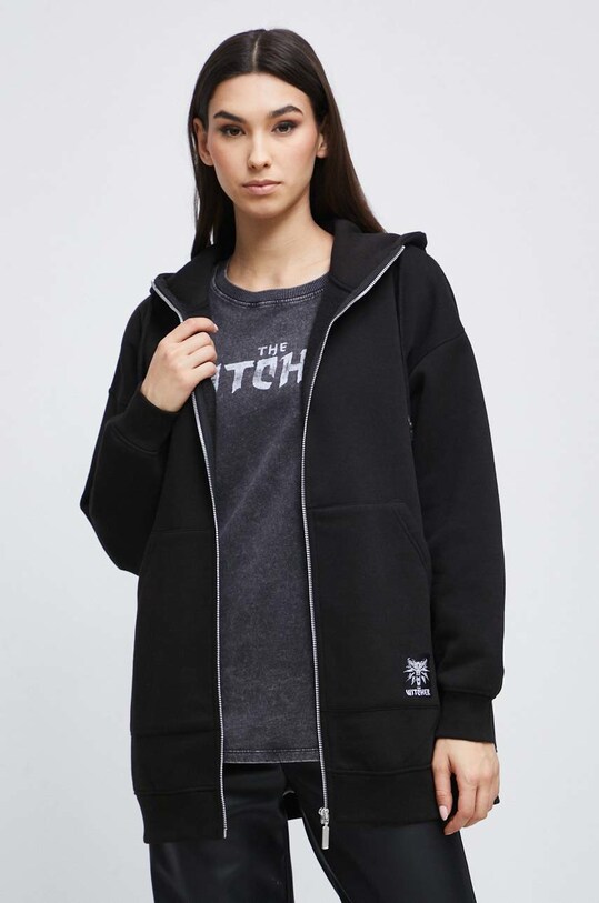 Bluza damska z kolekcji The Witcher x Medicine kolor czarny RW22.BLDB50