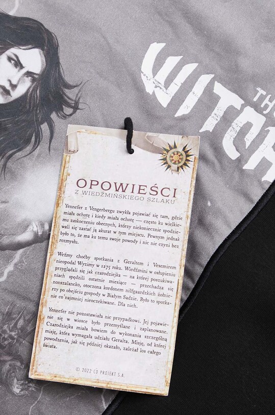 Mikina dámska z kolekcie The Witcher x Medicine čierna farba RW22.BLDB50