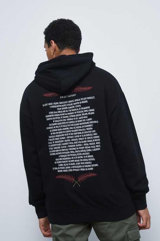 Odzież Bluza bawełniana męska z kolekcji Legendy czarna RW22.BLM150 czarny