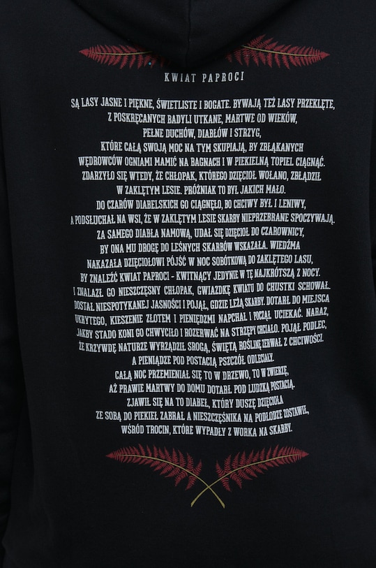 Bluza bawełniana męska z kolekcji Legendy czarna RW22.BLM150