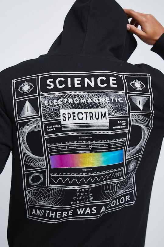 Oblečení Bavlněná mikina pánská Science RW22.BLM351 černá