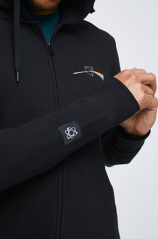 Bavlněná mikina pánská Science černá RW22.BLM351