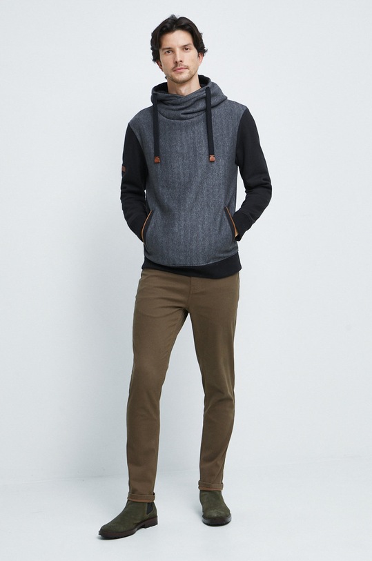 Bluza męska z kapturem kolor czarny RW22.BLM706 czarny RW22