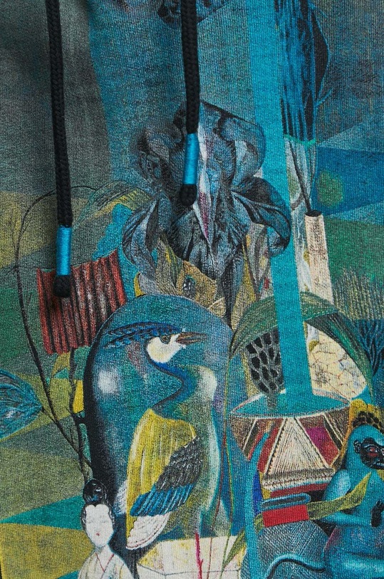 Bluza bawełniana męska by Olaf Hajek kolor czarny czarny RW22.BLM950