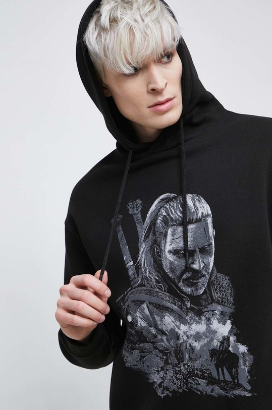 Bluza męska z kolekcji The Witcher x Medicine kolor czarny RW22.BLMB50 czarny
