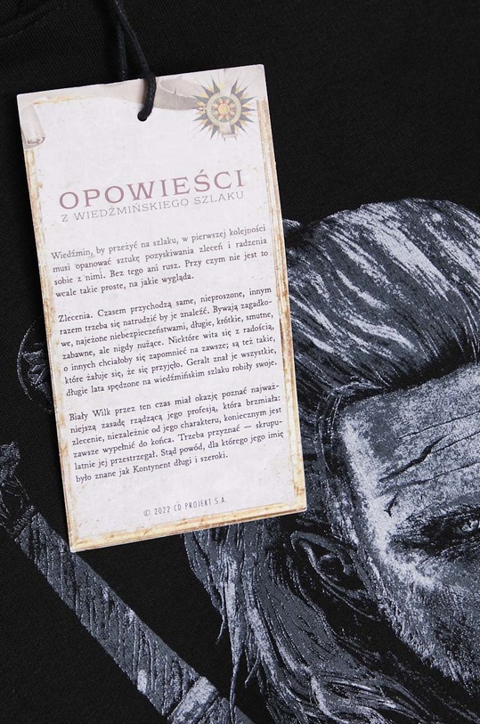 Bluza męska z kolekcji The Witcher x Medicine kolor czarny RW22.BLMB50
