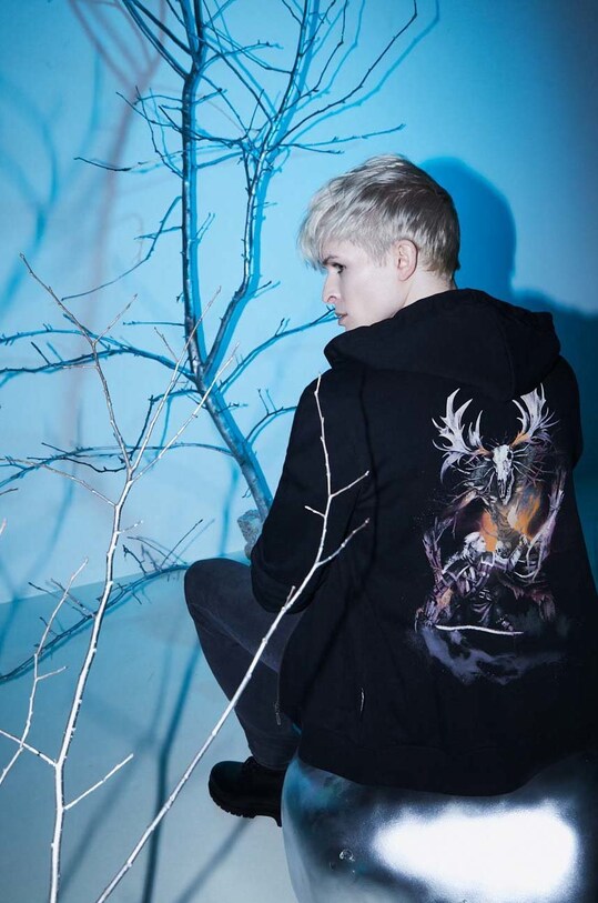 Bluza bawełniana męska z kolekcji The Witcher x Medicine kolor czarny bawełna czarny RW22.BLMB52