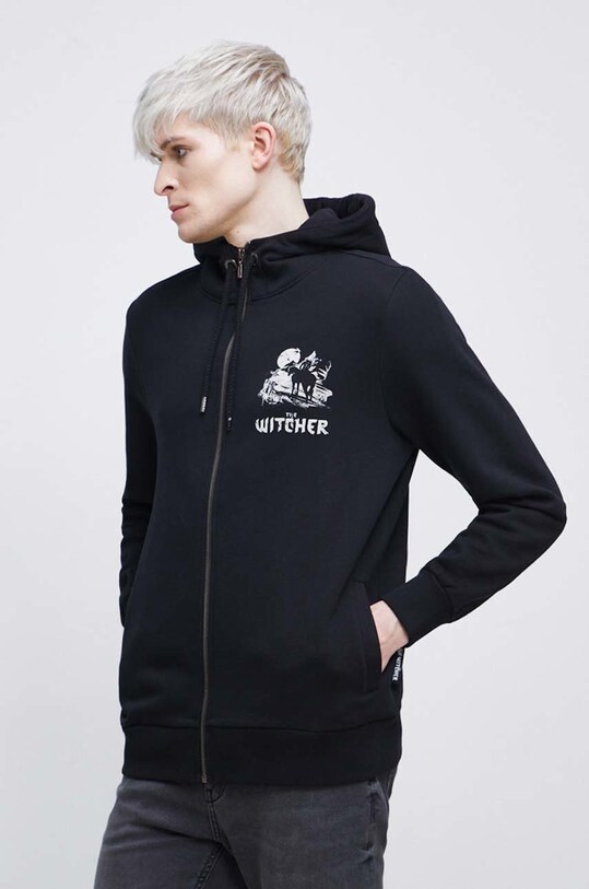 Bluza bawełniana męska z kolekcji The Witcher x Medicine kolor czarny RW22.BLMB52 czarny RW22