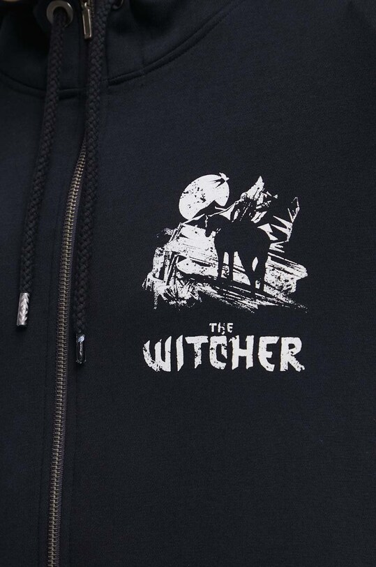 Bluza bawełniana męska z kolekcji The Witcher x Medicine kolor czarny RW22.BLMB52 czarny