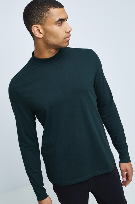 Longsleeve męski gładki zielony RW22.BUM060 zielony RW22