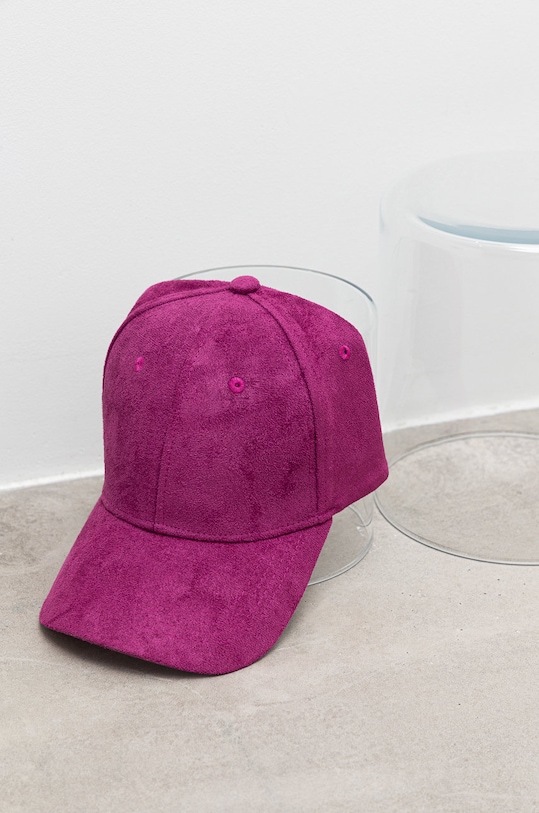 Czapka z daszkiem damska różowa pozostałe różowy RW22.CAD306