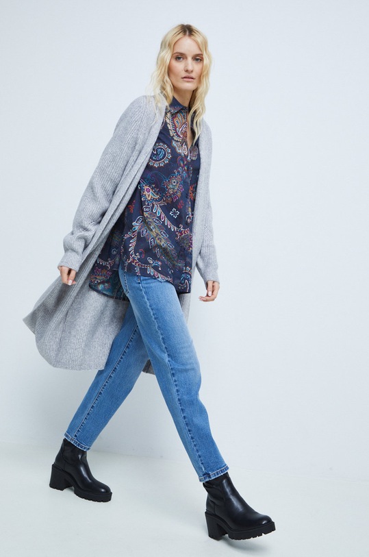 Odzież Koszula damska oversize kolor multicolor RW22.KDD700 multicolor