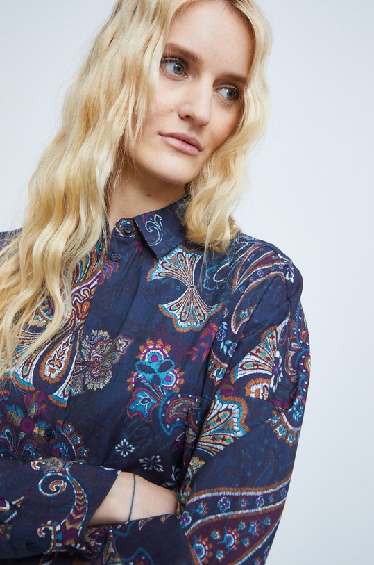 Koszula damska oversize kolor multicolor RW22.KDD700 multicolor