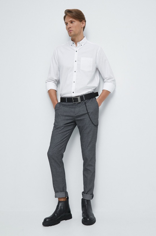 Medicine koszula bawełniana RW22.KDM050 biały RW22