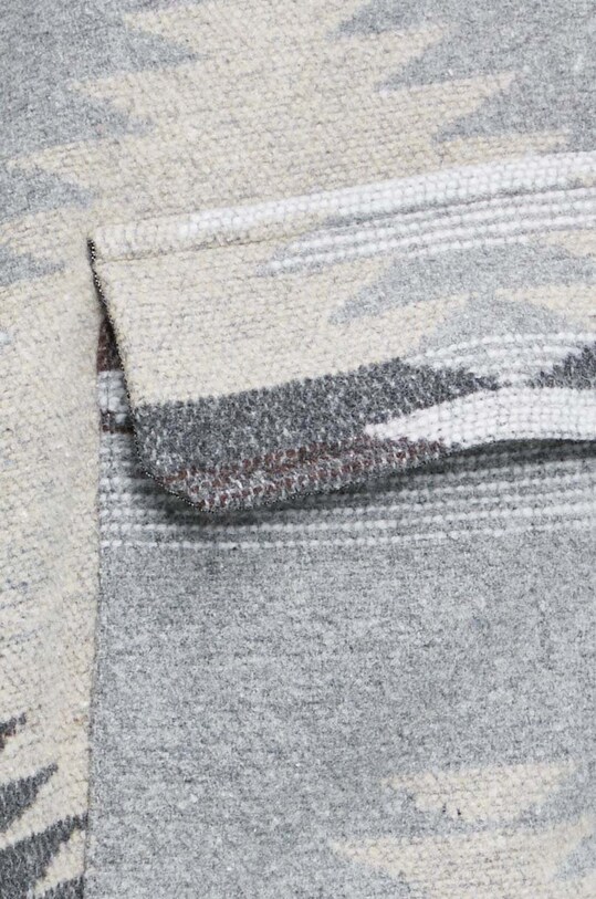 Koszula z domieszką wełny męska z kołnierzykiem klasycznym kolor multicolor RW22.KDM901