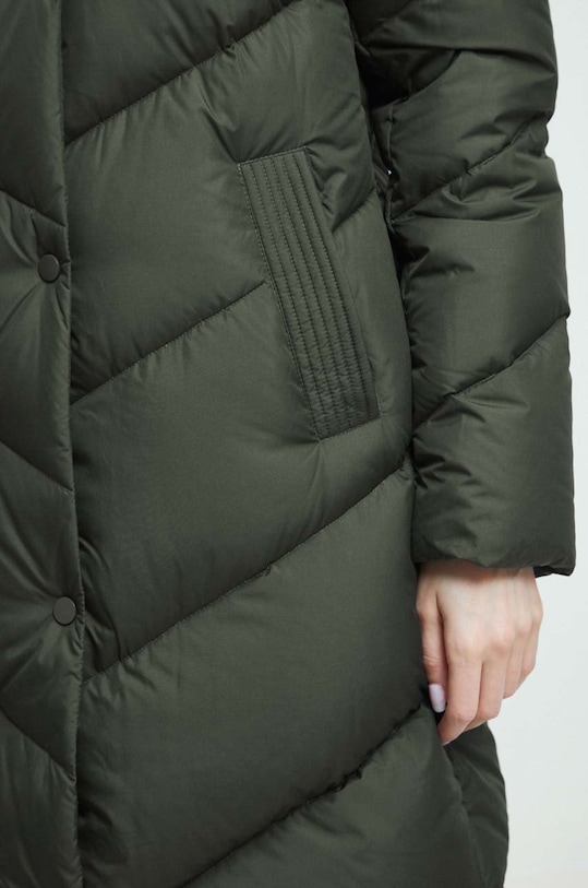 Płaszcz puchowy damski ocieplany kolor zielony RW22.KPD701 zielony