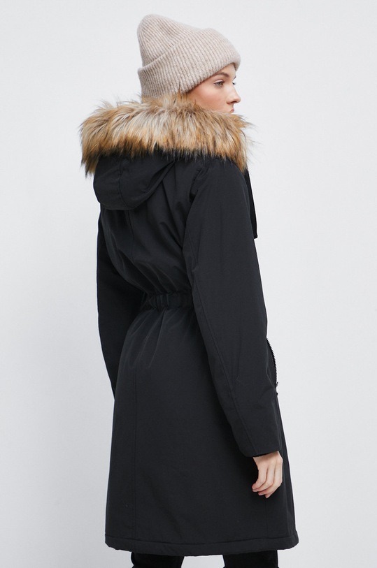 Odzież Płaszcz damski ocieplany kolor czarny RW22.KPD803 czarny