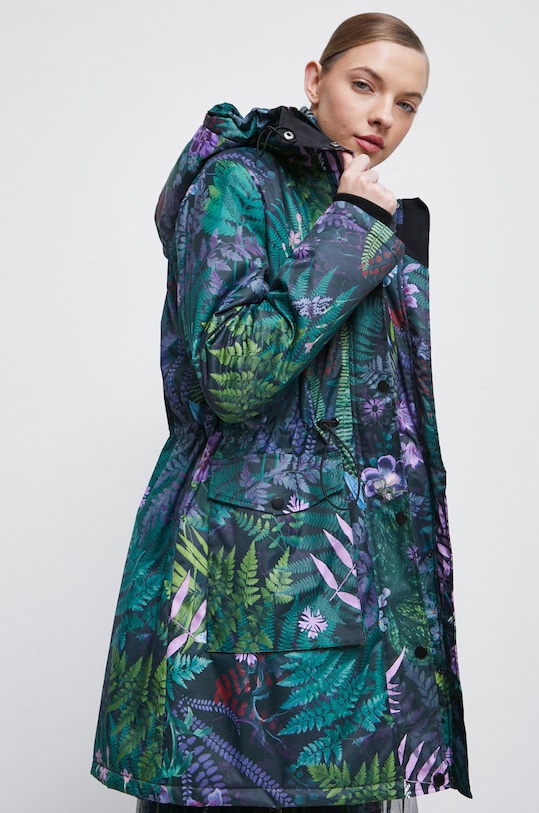 Płaszcz damski ocieplany kolor multicolor pozostałe multicolor RW22.KPD811