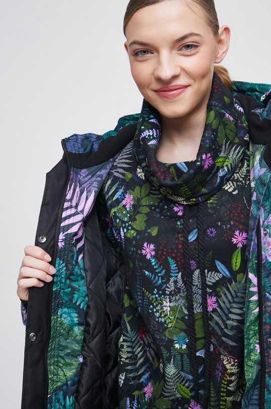 Płaszcz damski ocieplany kolor multicolor RW22.KPD811